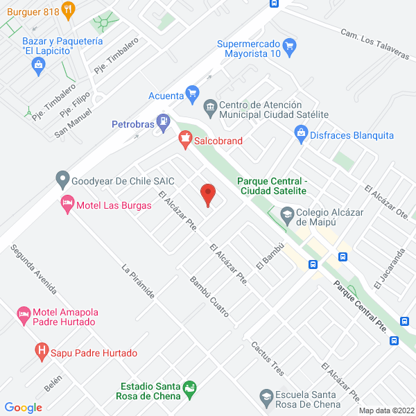 Map of A. B Diseño Industrial