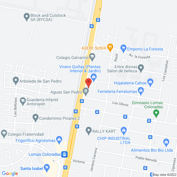 Map of Aguas San Pedro S.A.