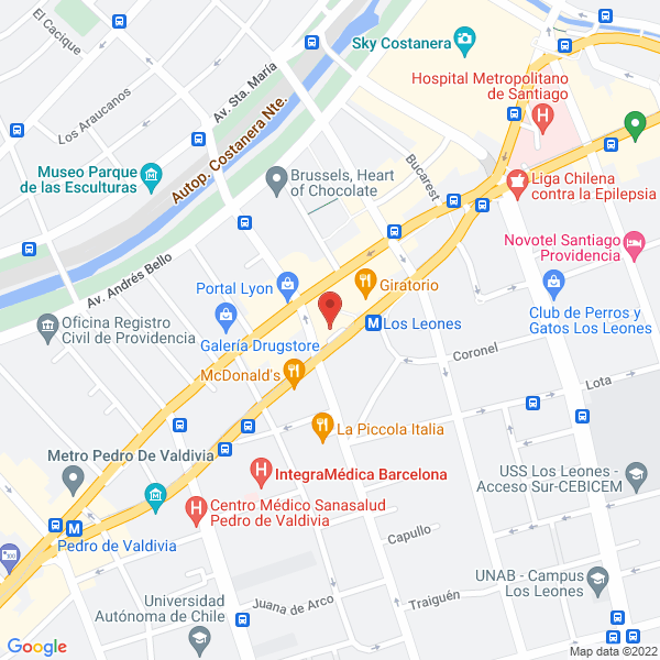 Map of Abogados Novarum
