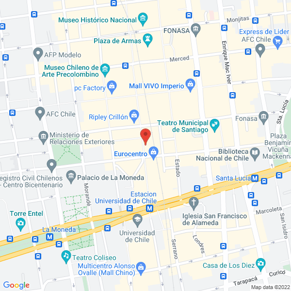 Map of Aguas Profundas