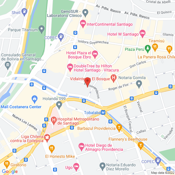 Map of Apart Hotel Encomenderos