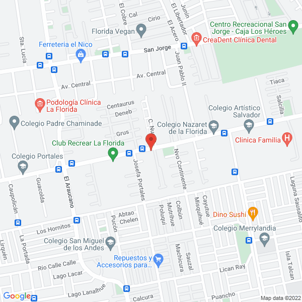 Map of Automotriz David Illañes