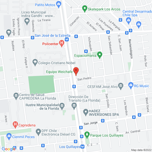 Map of Academia de Danza Icha