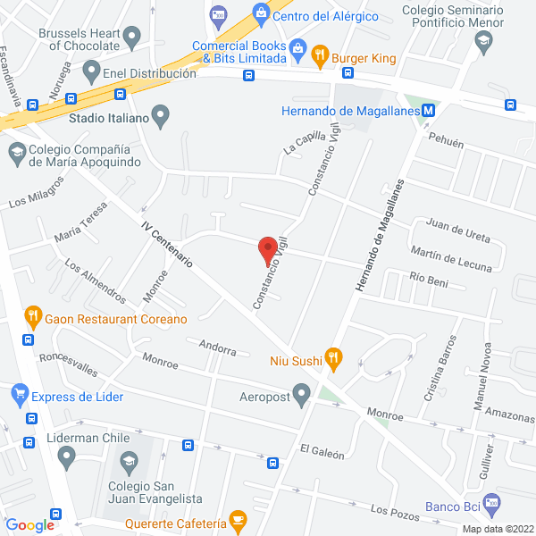 Map of Argo Chile S.A.