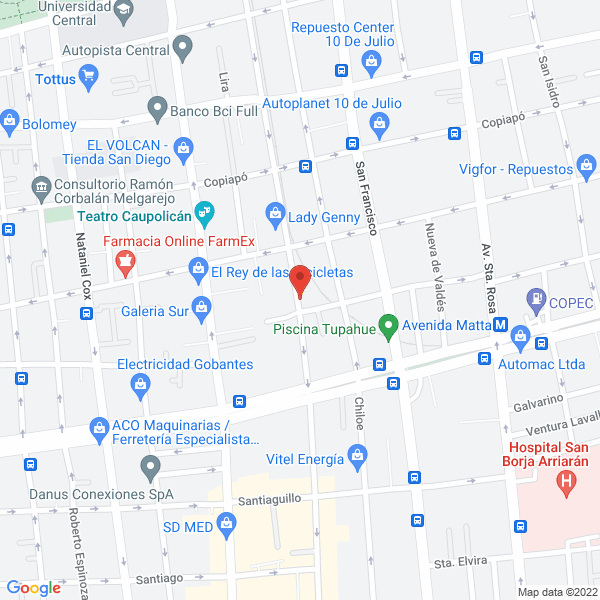 Map of Automecanica Fg Motors Ltda