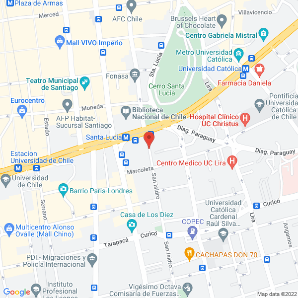 Map of Asesorias Máximo Valor Ltda.