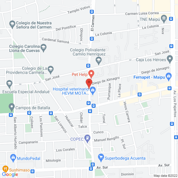Map of Artepanel