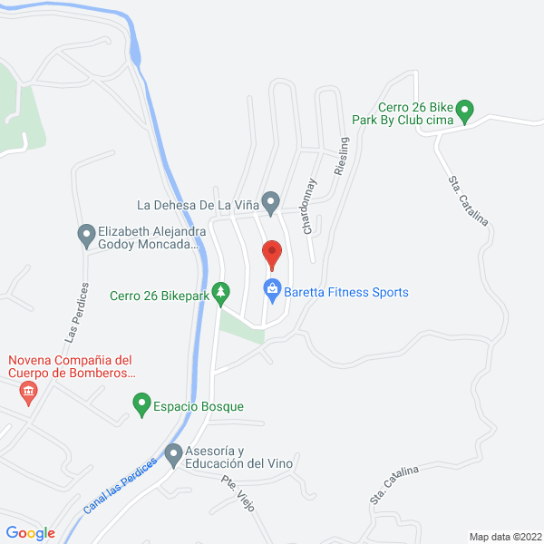 Map of Agrotop Topografía