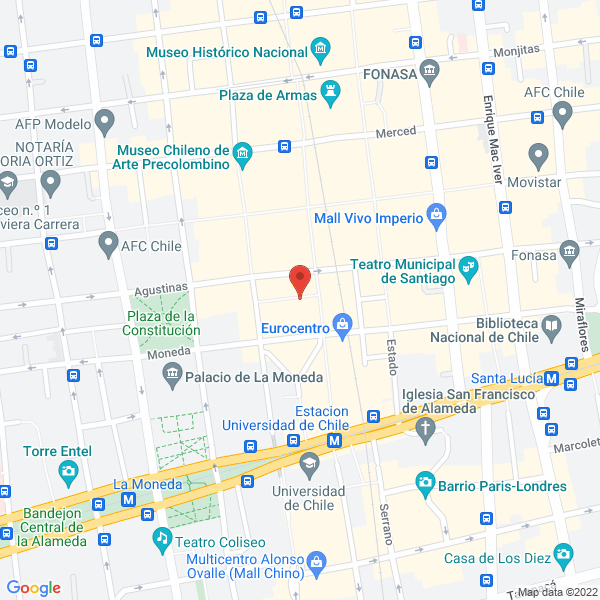 Map of Agencia de Aduanas Mauricio Soto Gonzalez