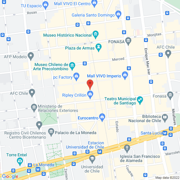 Map of Asesorias en Finanzas Lecaros