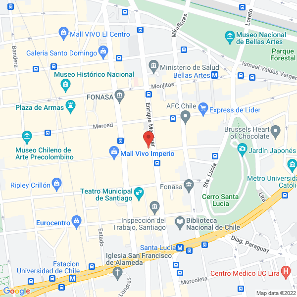Map of Albornoz Maluenda Eduardo