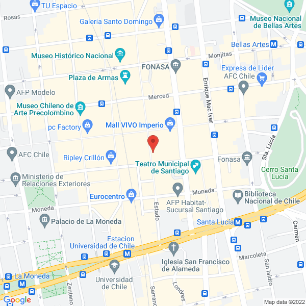 Map of Asesorias e Inversiones Gyd Ltda