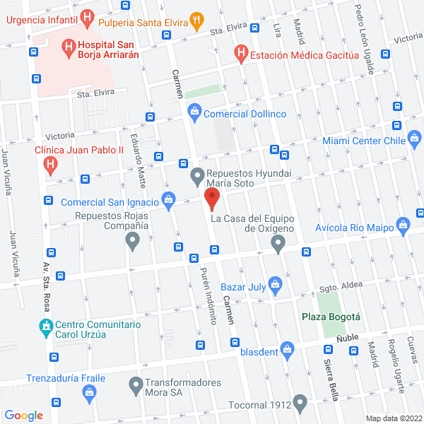 Map of AIRE ACONDICIONADO ADAD