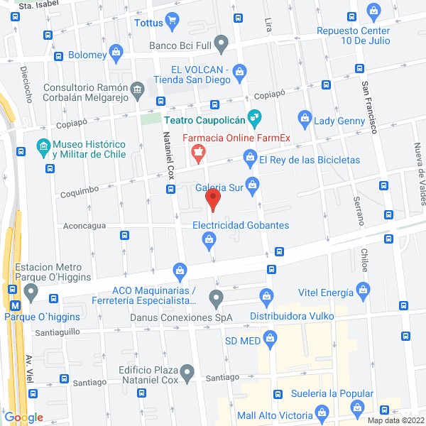 Map of Asicop