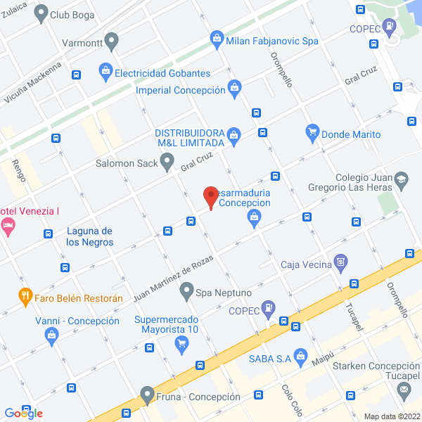 Map of Automotora en Marcha