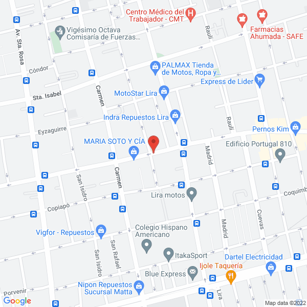 Map of Arenparts