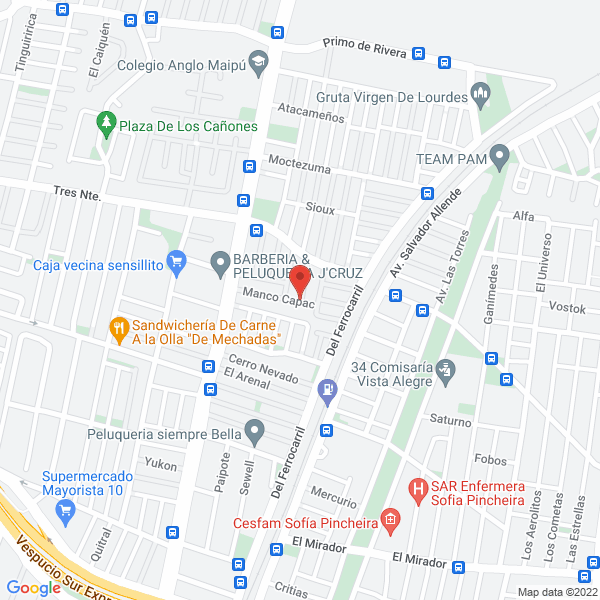 Map of Alex Andres Perez Vasquez
