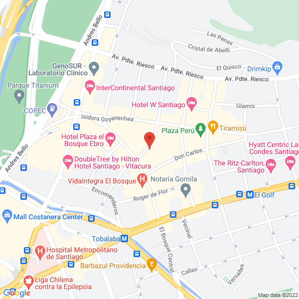 Map of Apartment Anticura