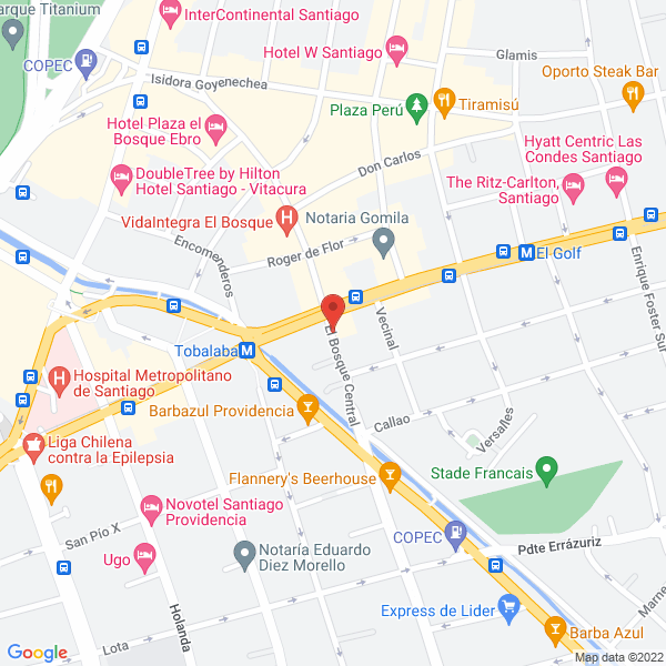 Map of Asesorias e Inversiones Marsol Ltda.
