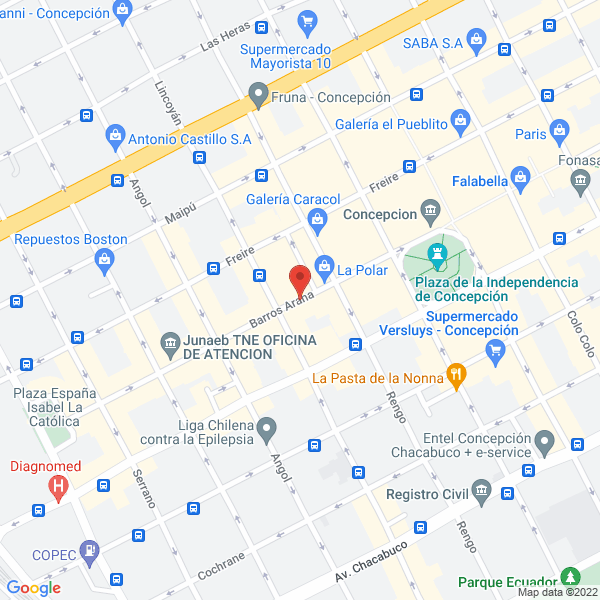 Map of AMK Propiedades