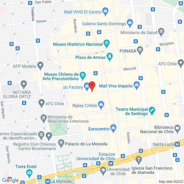 Map of Audittex Chile Ltda