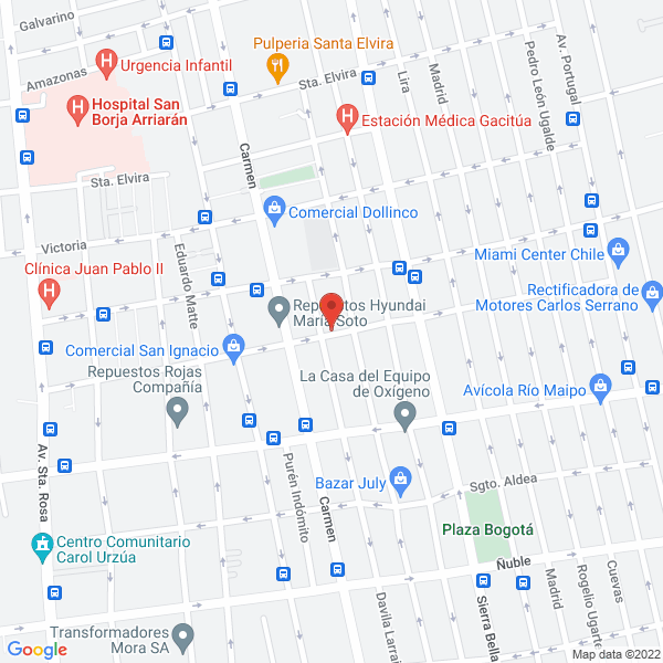 Map of Aseo Total Hogar