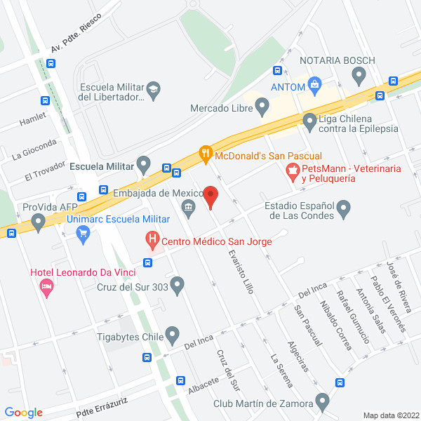 Map of Asesorias Atleso Limitada