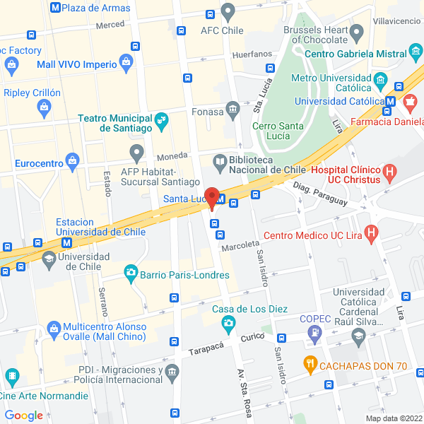 Map of Arte Laminas
