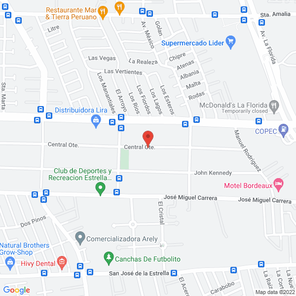 Map of Alejandro Riveros Díaz