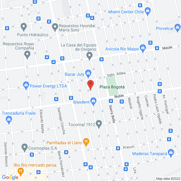 Map of Anselmo Antonio Galvez Ferrer