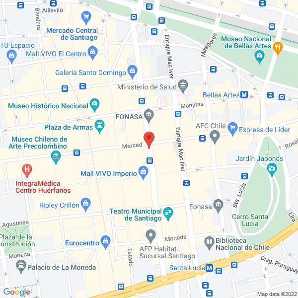 Map of ArqChileStand