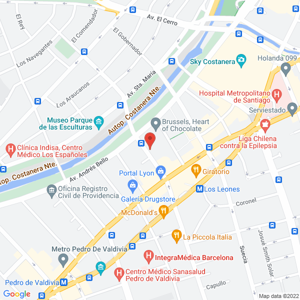 Map of Asesorias y Servicios Informaticos Capsul Limitada.