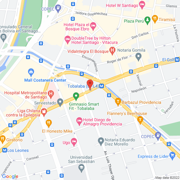 Map of Asesorias y Servicios en Tecnologias de Información Limitada
