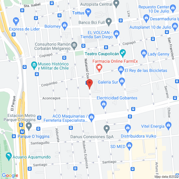 Map of Arte Novios