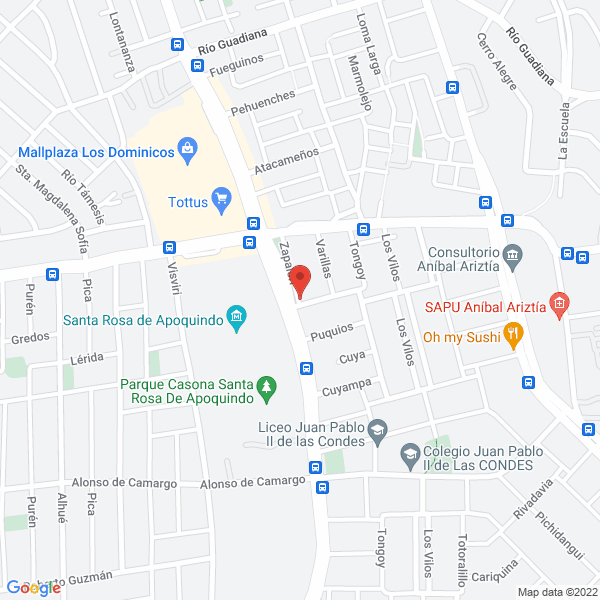 Map of Acondicionamiento Fisico Sergio