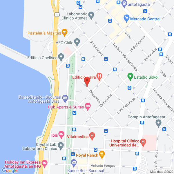 Map of Aosta Centro Odontológico