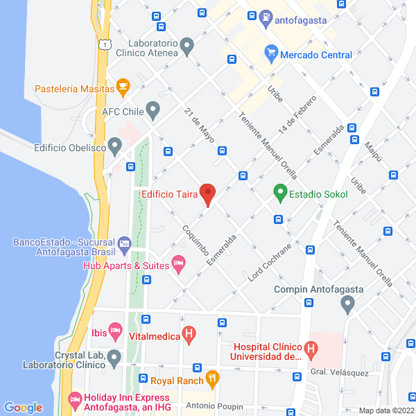 Map of Armonia Y Vitalidad Las Condes