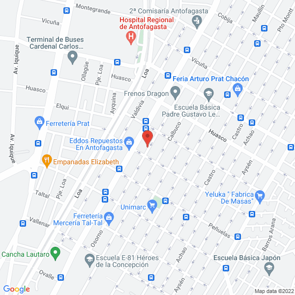 Map of Alfa Ingenieria y Servicios Ltda