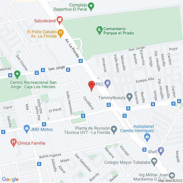 Map of Automotriz Santibañez