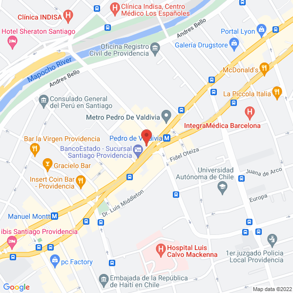 Map of Autentia