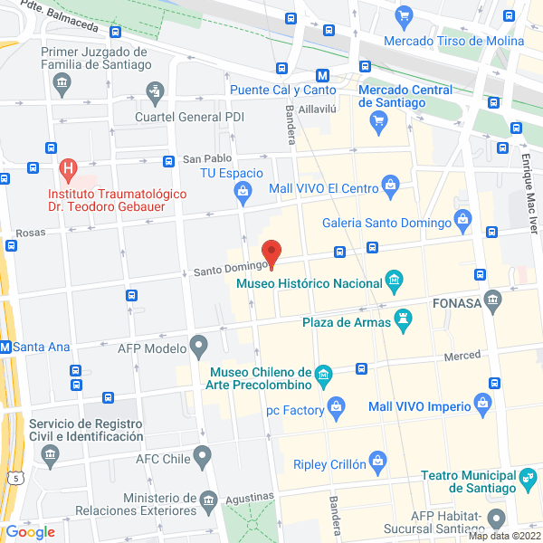 Map of ARAYA Y AUDICIO LIMITADA