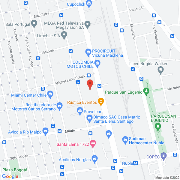 Map of Bombas German Holzapfel