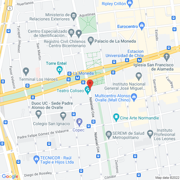Map of Berta Odette Rodríguez Martínez