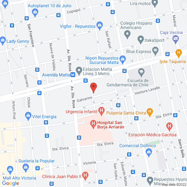Map of Briones Maquinarias Ltda.