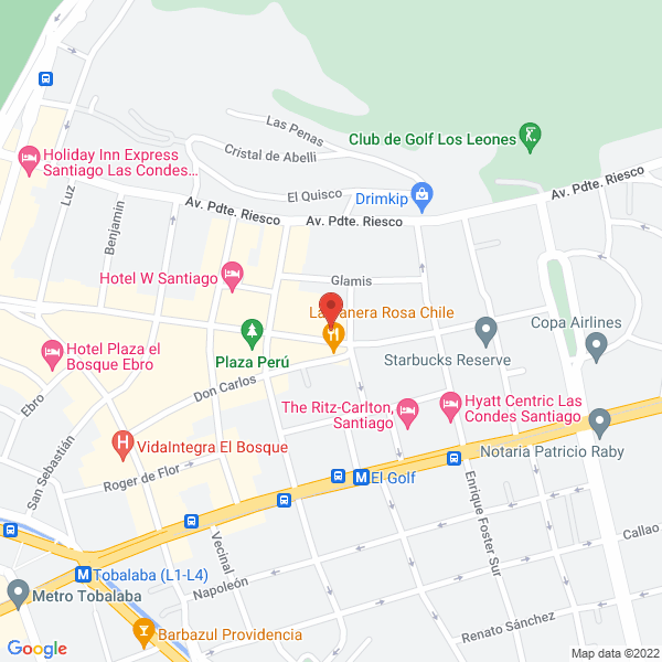 Map of BVQI Chile S.A.