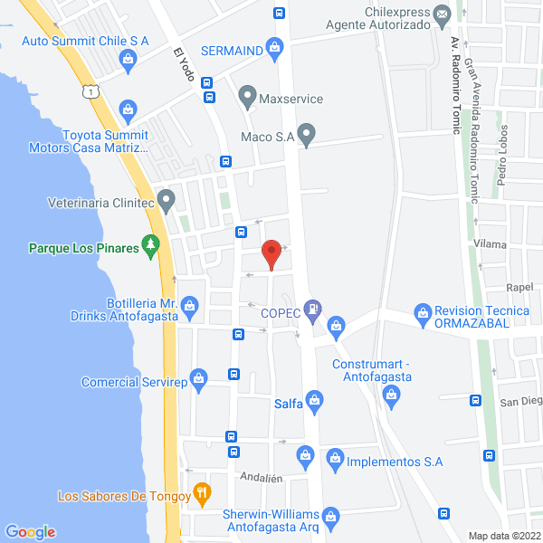 Map of Begnofi Ltda