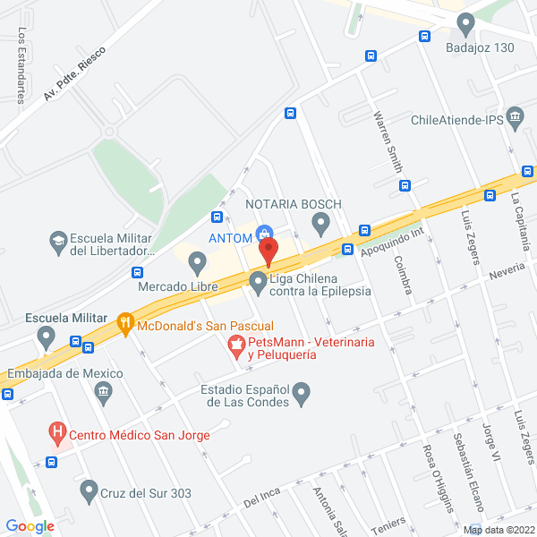 Map of Bailes de Salón Gina Valencia
