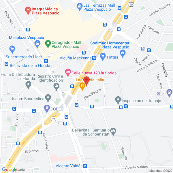 Map of Bar 89