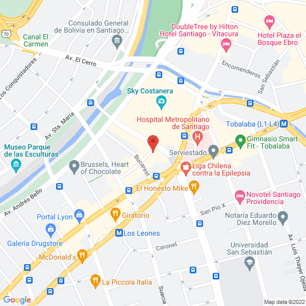 Map of B&K Consultores