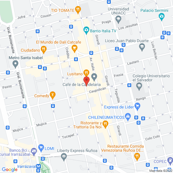 Map of Bodestar Minibodegas